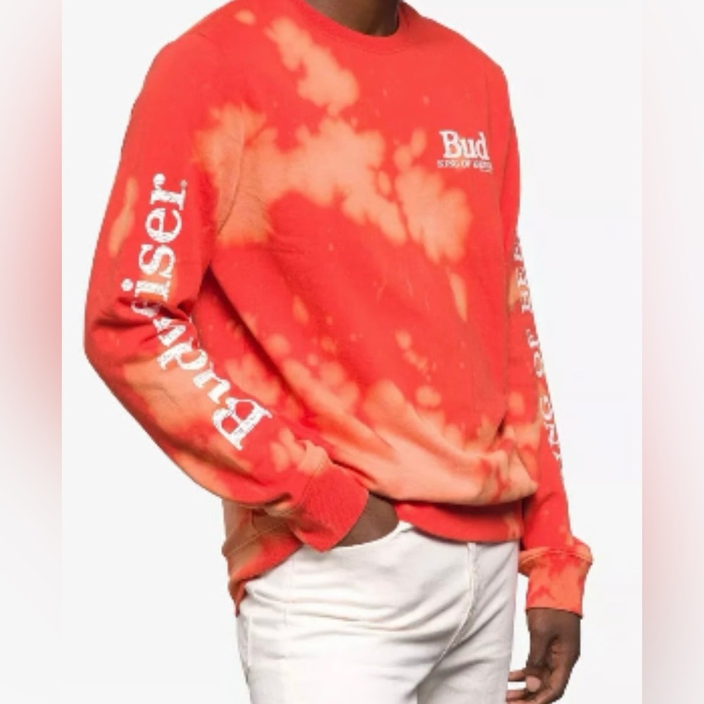 Red Budweiser Crewneck